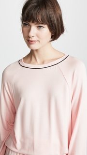 Eberjey Freja Ringer Sweatshirt