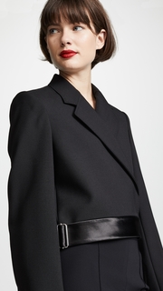 Helmut Lang Cropped Canvas Blazer