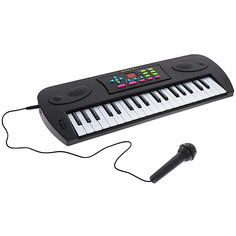 Синтезатор ABtoys "DoReMi" 37 клавиш, чёрный