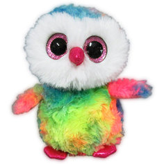Мягкая игрушка ABtoys Совёнок 15 см, мультиколор