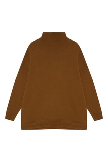 Коричневый свитер оверсайз D.O.T.127