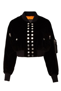 Черная хлопковая куртка Alexander Wang
