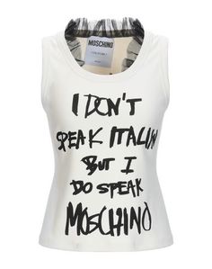 Топ без рукавов Moschino