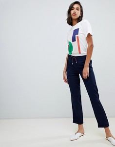 Свободные брюки с затягивающимся шнурком Vero Moda - Темно-синий