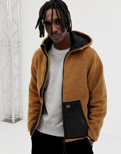 Куртка из искусственного меха Pull&Bear - Рыжий