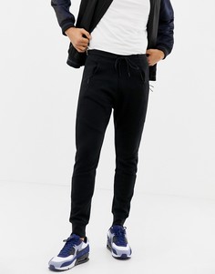 Черные облегающие джоггеры Pull&Bear - Черный