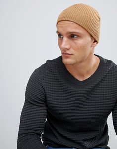 Шапка-бини в рубчик Jack & Jones - Рыжий