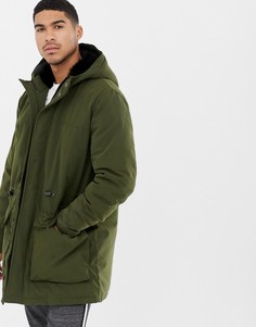 Плотная зеленая парка ASOS DESIGN - Зеленый