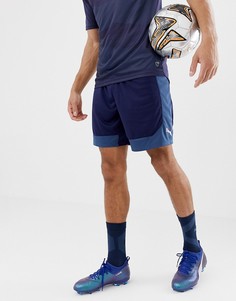 Темно-синие шорты Puma Football 655787-03 - Темно-синий