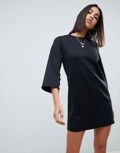 Платье А-силуэта с пуговицами ASOS DESIGN - Черный