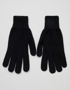 Черные кашемировые перчатки Paul Smith - Черный