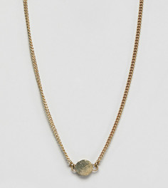 Золотистое ожерелье с подвеской Made - Золотой