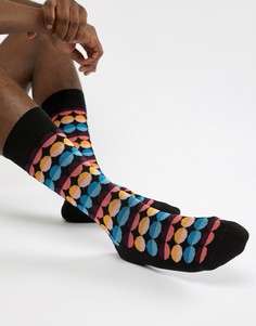 Черные носки в горошек Paul Smith - Черный
