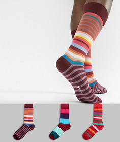 3 пары носков в полоску Paul Smith - Мульти