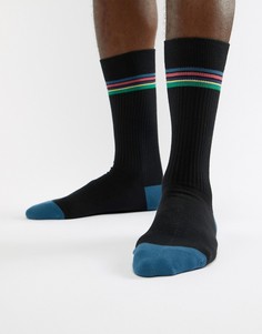 Черные носки с полосками Paul Smith - Черный
