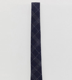 Синий галстук с добавлением шерсти Heart & Dagger - Синий
