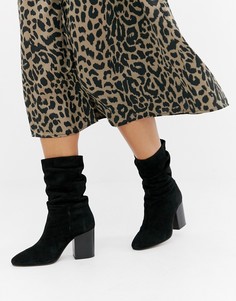 Черные ботильоны на каблуке River Island - Черный