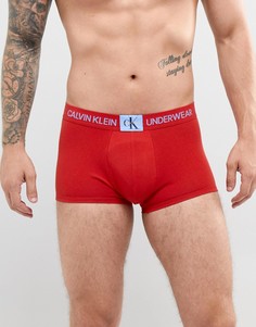 Красные боксеры-брифы с монограммой Calvin Klein - Красный
