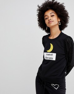 Джемпер Love Moschino Sweet Dreams - Черный