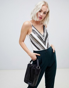 Белый боди с пайетками New Look - Белый