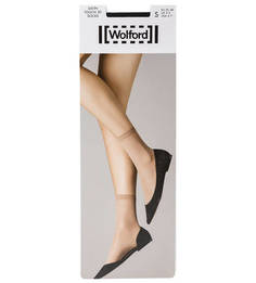 Прозрачные носки с элегантным блеском Satin Touch 20 Wolford