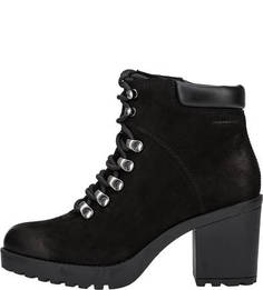 Утепленные ботильоны из нубука на каблуке Grace Vagabond