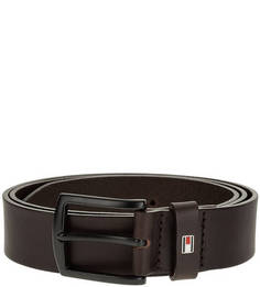 Широкий кожаный ремень в классическом стиле Tommy Hilfiger