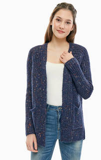 Синий кардиган с карманами Only