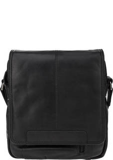 Маленькая кожаная сумка с откидным клапаном Gianni Conti