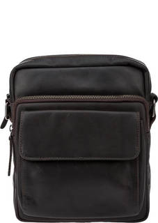 Маленькая кожаная сумка с одним отделом Gianni Conti