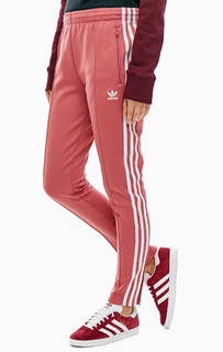 Трикотажные брюки цвета фуксии Adidas Originals