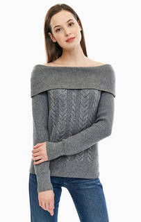 Серый джемпер с косами Vero Moda