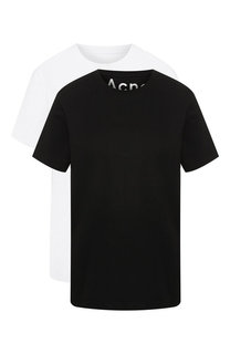 Комплект хлопковых футболок Acne Studios