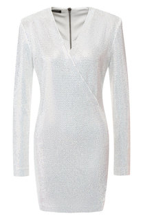 Мини-платье с декоративной отделкой Balmain