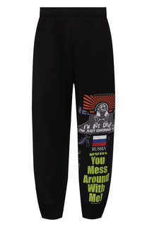 Хлопковые джоггеры с контрастной отделкой Vetements