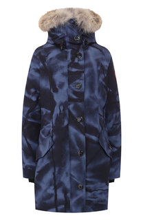 Пуховик Rossclair с меховой отделкой капюшона Canada Goose
