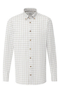 Хлопковая рубашка с воротником button down Van Laack