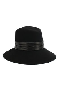 Фетровая шляпа с кожаной лентой Saint Laurent