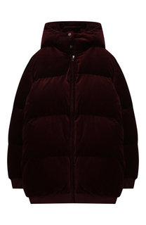 Вельветовый пуховик с капюшоном Stella McCartney