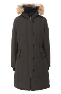 Пуховик Kensington с меховой отделкой Canada Goose