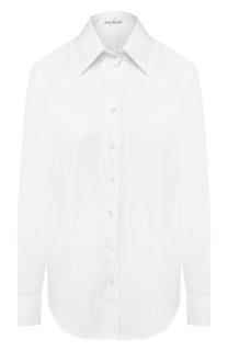 Однотонная блуза из хлопка Van Laack