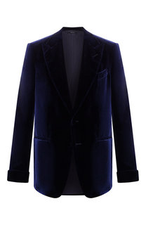 Однобортный пиджак из вискозы Tom Ford