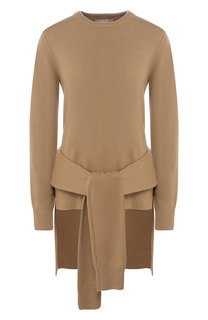 Кашемировый пуловер с поясом Michael Kors Collection
