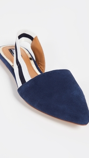 Jaggar action leather slingback flats sale