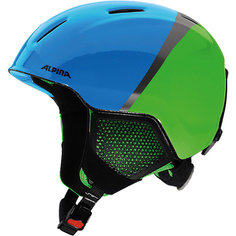 Зимний шлем Alpina "CARAT LX" green-blue-grey