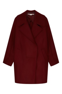 Бордовое пальто Stella Mc Cartney