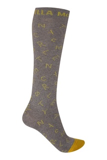 Серые носки с рисунком Stella Mc Cartney