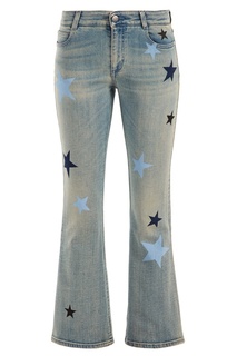 Укороченные джинсы со звездами Stella Mc Cartney