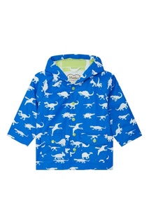 Голубой плащ с динозавриками Hatley