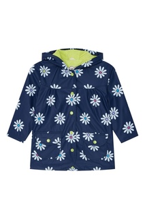 Синий плащ с ромашками Hatley